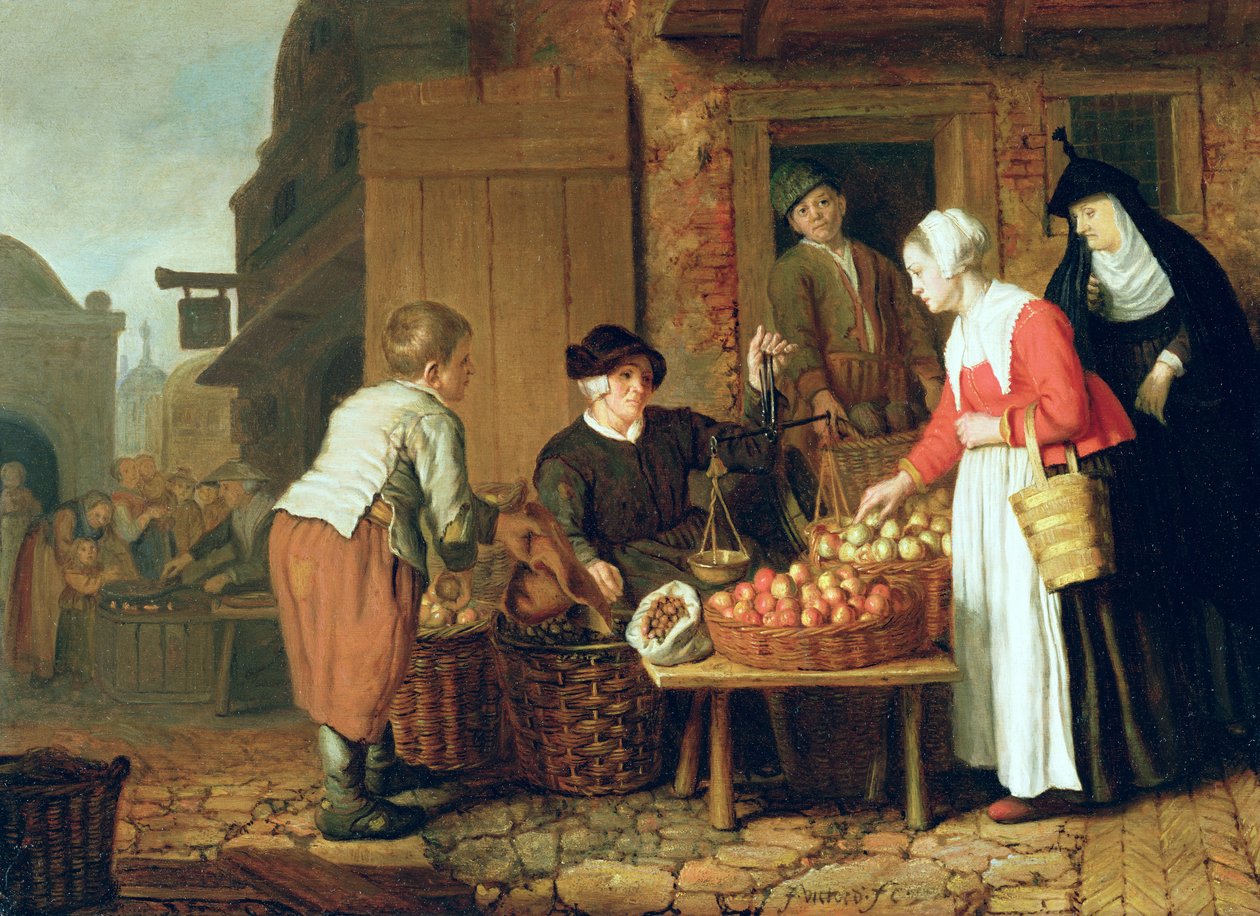 De fruitverkoper door Jan Victors