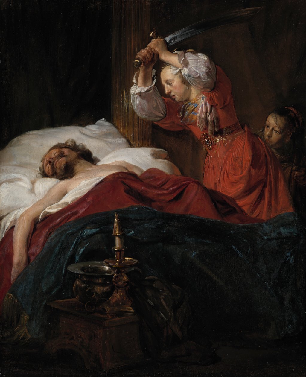Judith en Holofernes door Jan de Bray  