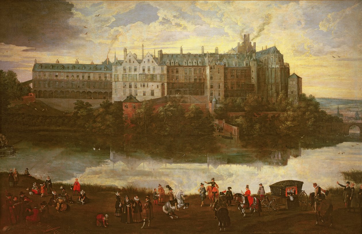 Kasteel van Tervuren in Brussel door Jan the Elder Brueghel