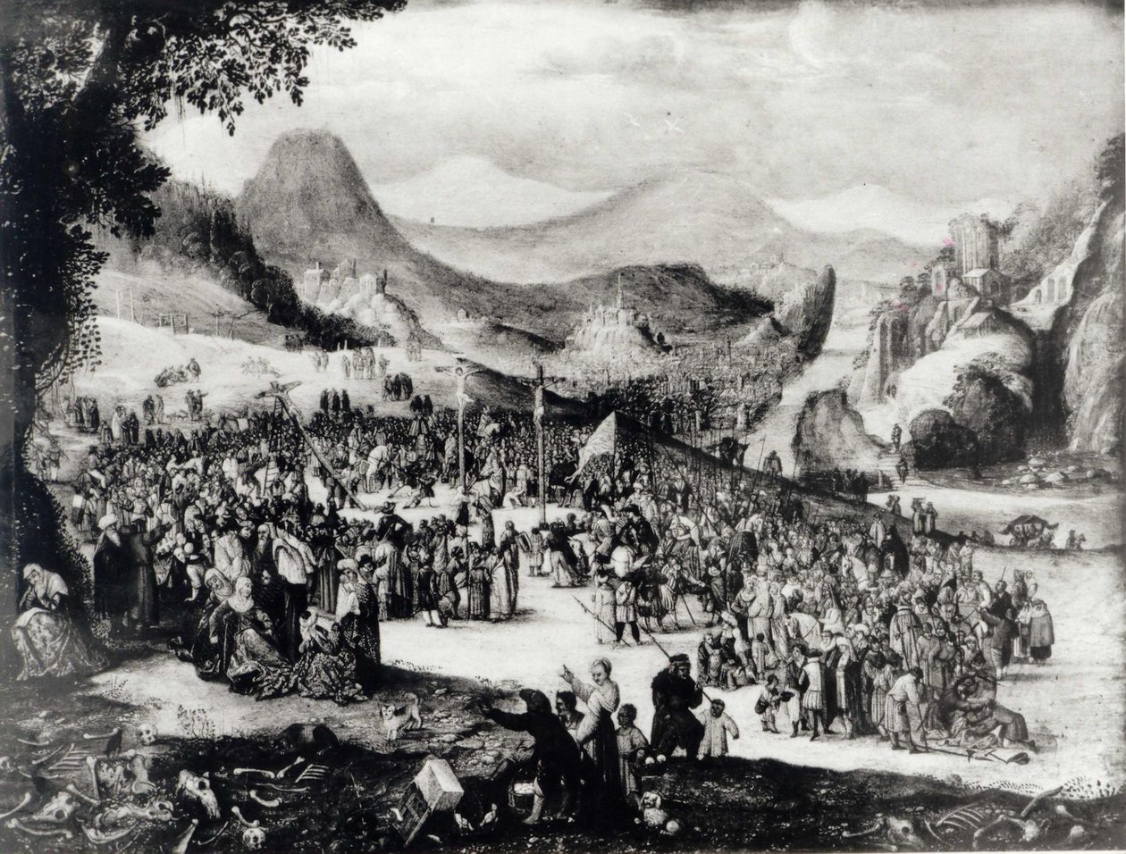 De kruisiging door Jan the Elder Brueghel