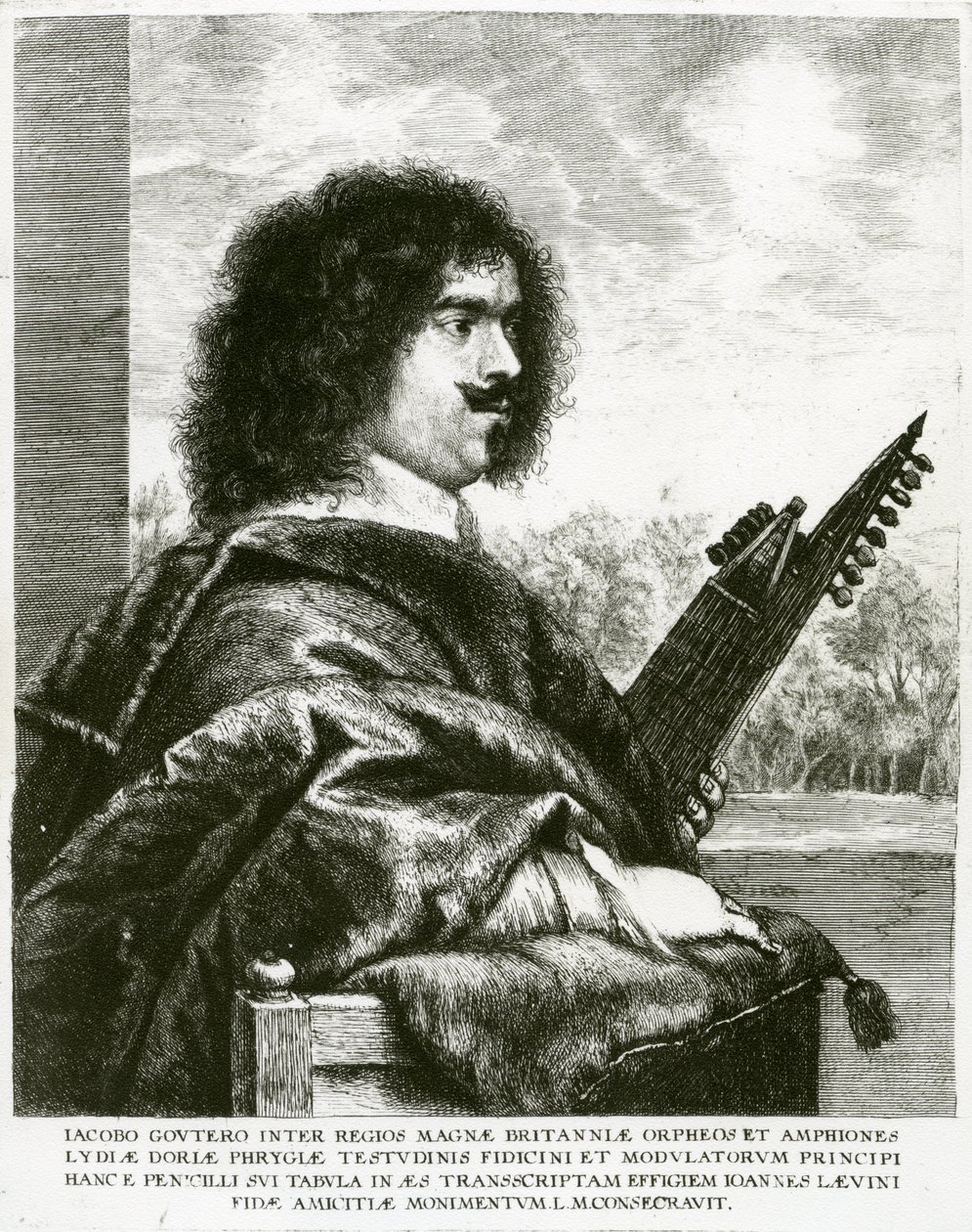 Jacques Gaultier (ca. 1600-52) ca. 1630 door Jan the Elder Lievens