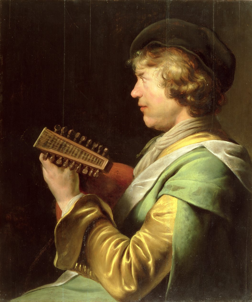 Jonge man die de luit speelt door Jan the Elder Lievens