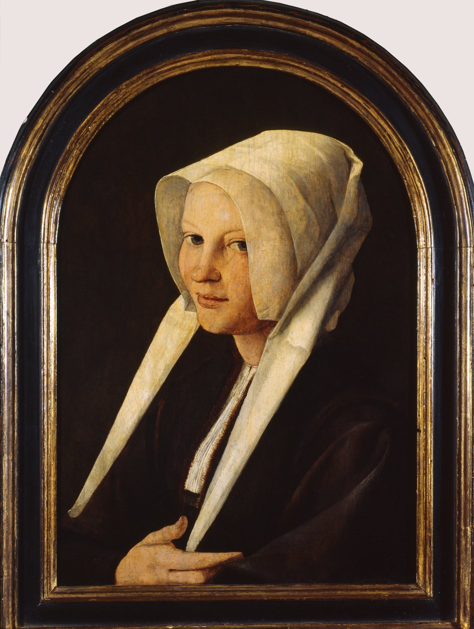 Portret van Agatha van Schoonhoven, 1529 door Jan van Scorel