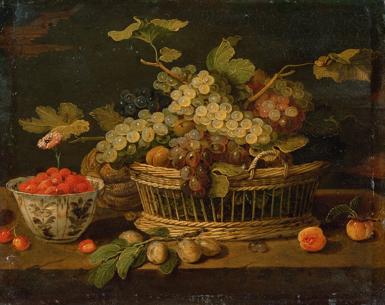 Stilleven met fruit door Jan van Kessel the Elder