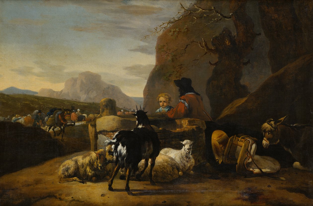 Landschap door Jan Baptist Weenix