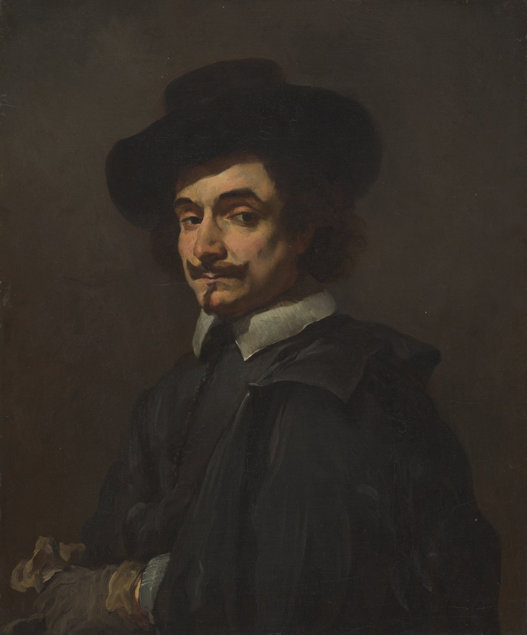 Portret van een man door Jan Baptist Weenix