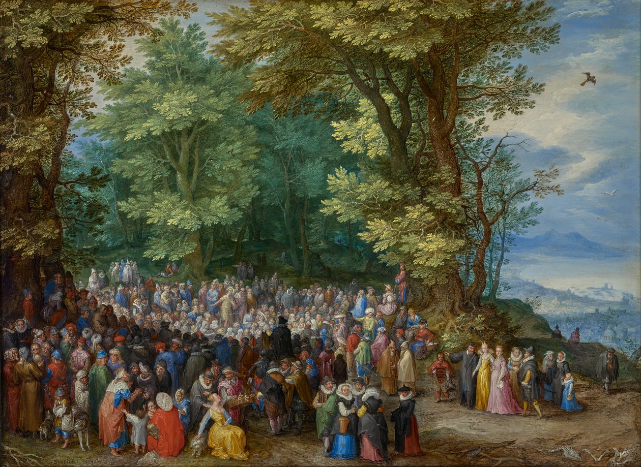 De Bergrede door Jan Brueghel the Elder
