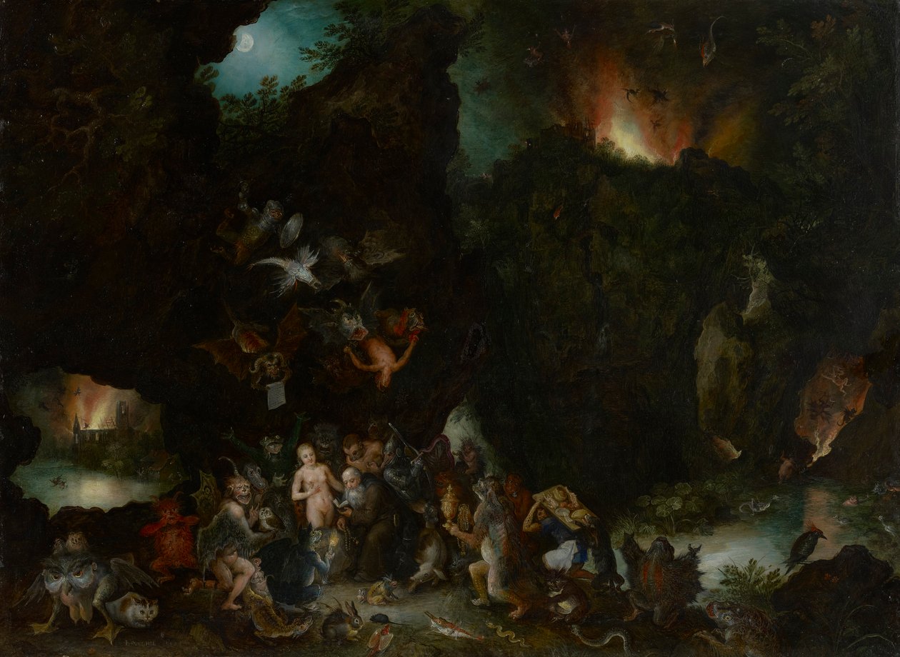 De Verleiding van Sint Antonius door Jan Brueghel the Elder