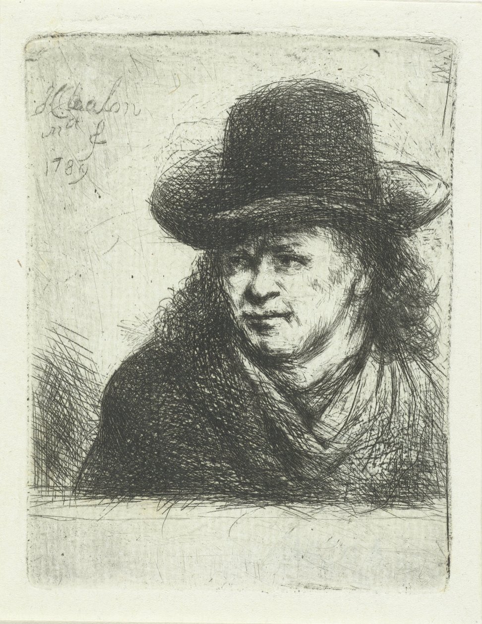 Man met hoed door Jan Chalon
