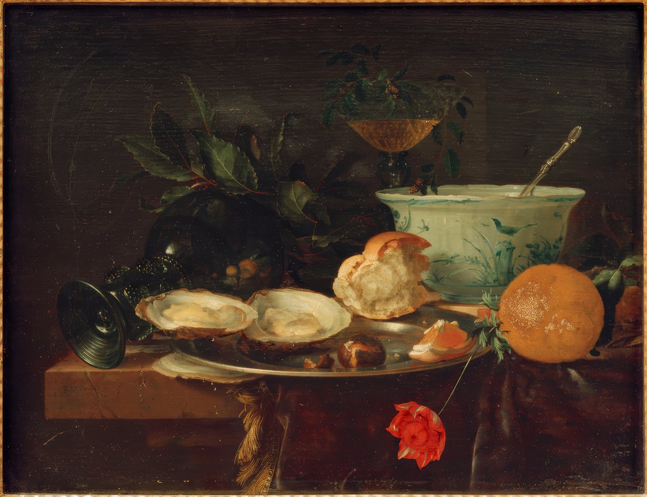 Ontbijt stilleven door Jan Davidsz de Heem