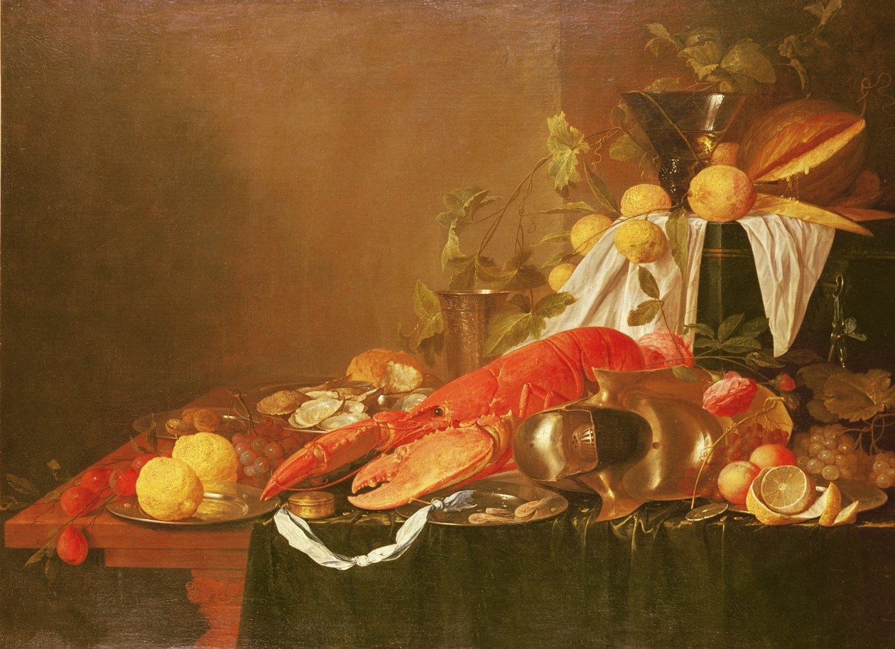 Stilleven, 17e eeuw door Jan Davidsz de Heem