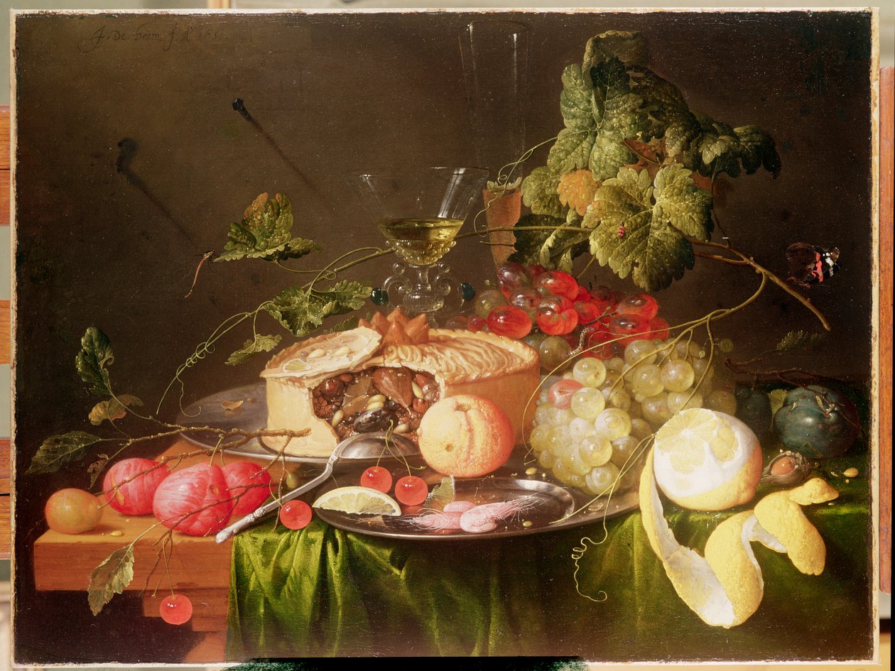 Stilleven met fruit door Jan Davidsz de Heem