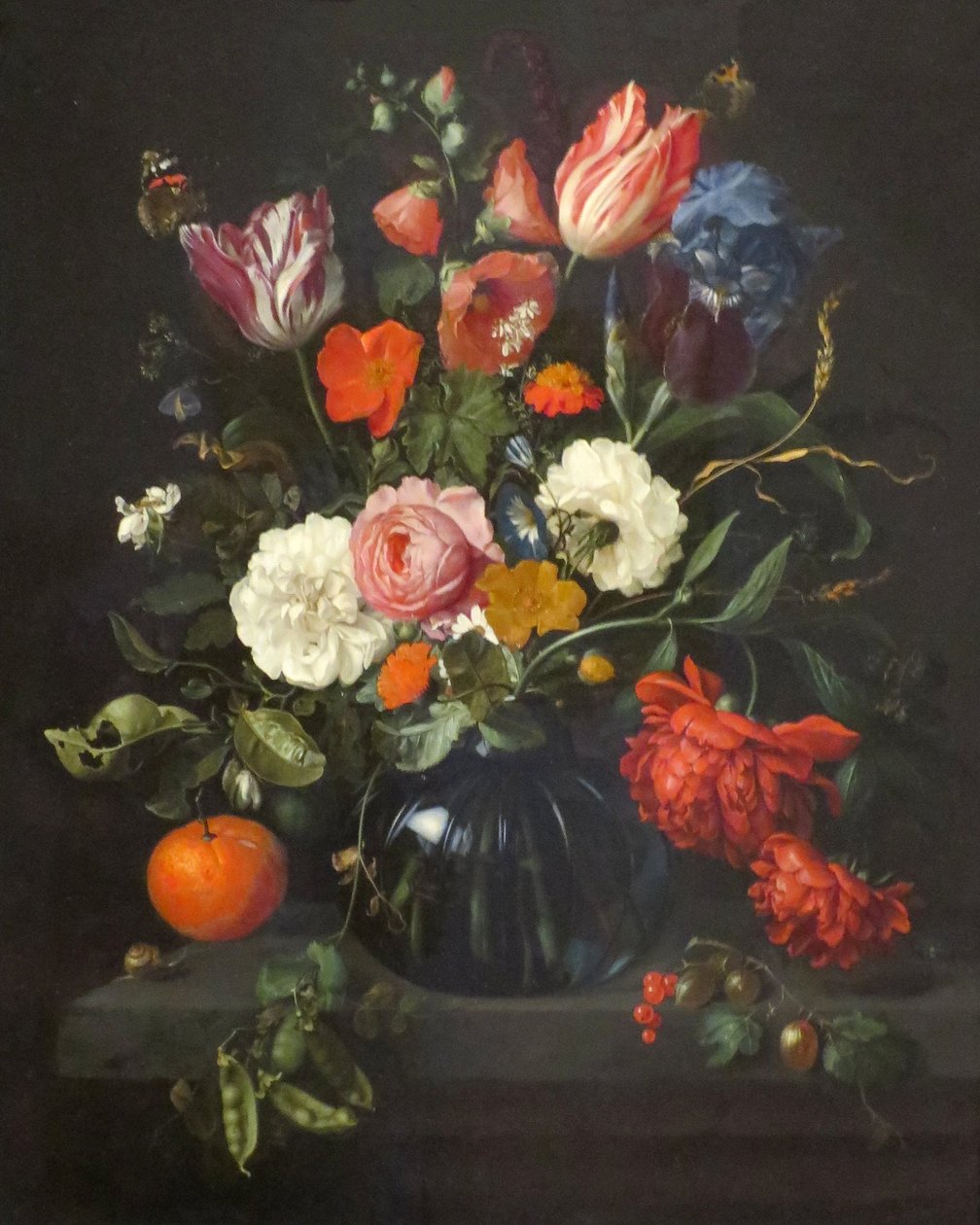 Vaas met bloemen door Jan Davidsz. de Heem