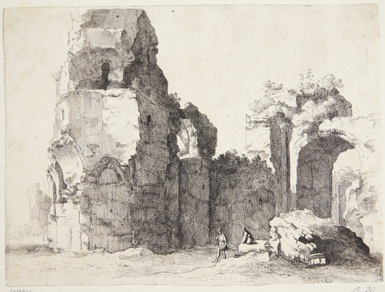 Ruïnes door Jan Gerritsz van Bronchorst