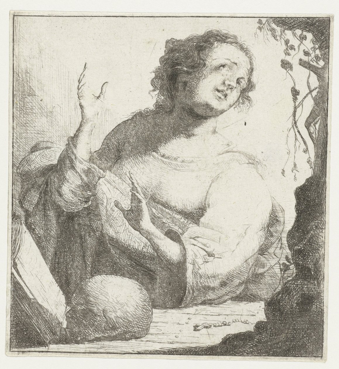 Boetvaardige Maria Magdalena door Jan Gerritsz. van Bronckhorst (attributed to)