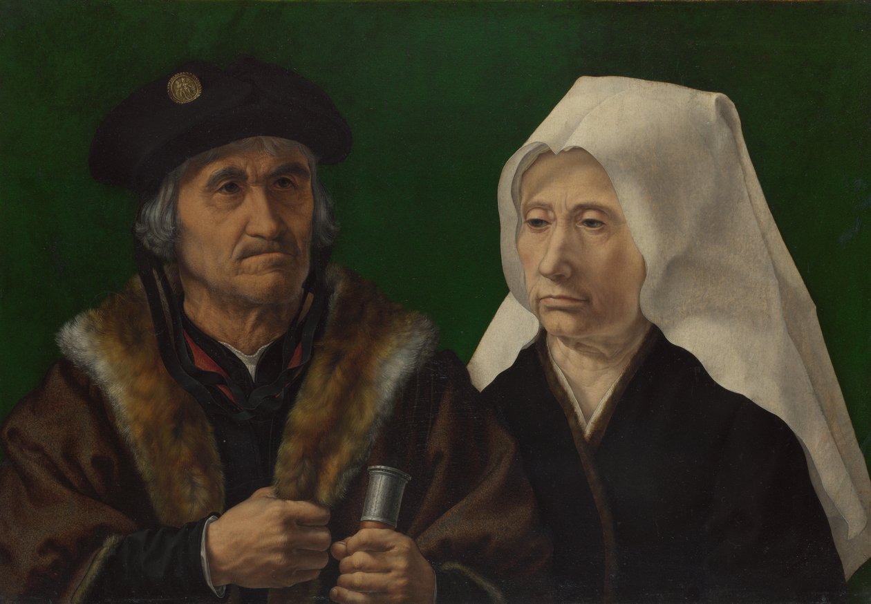 Een Oud Echtpaar, ca. 1520 door Jan Gossaert