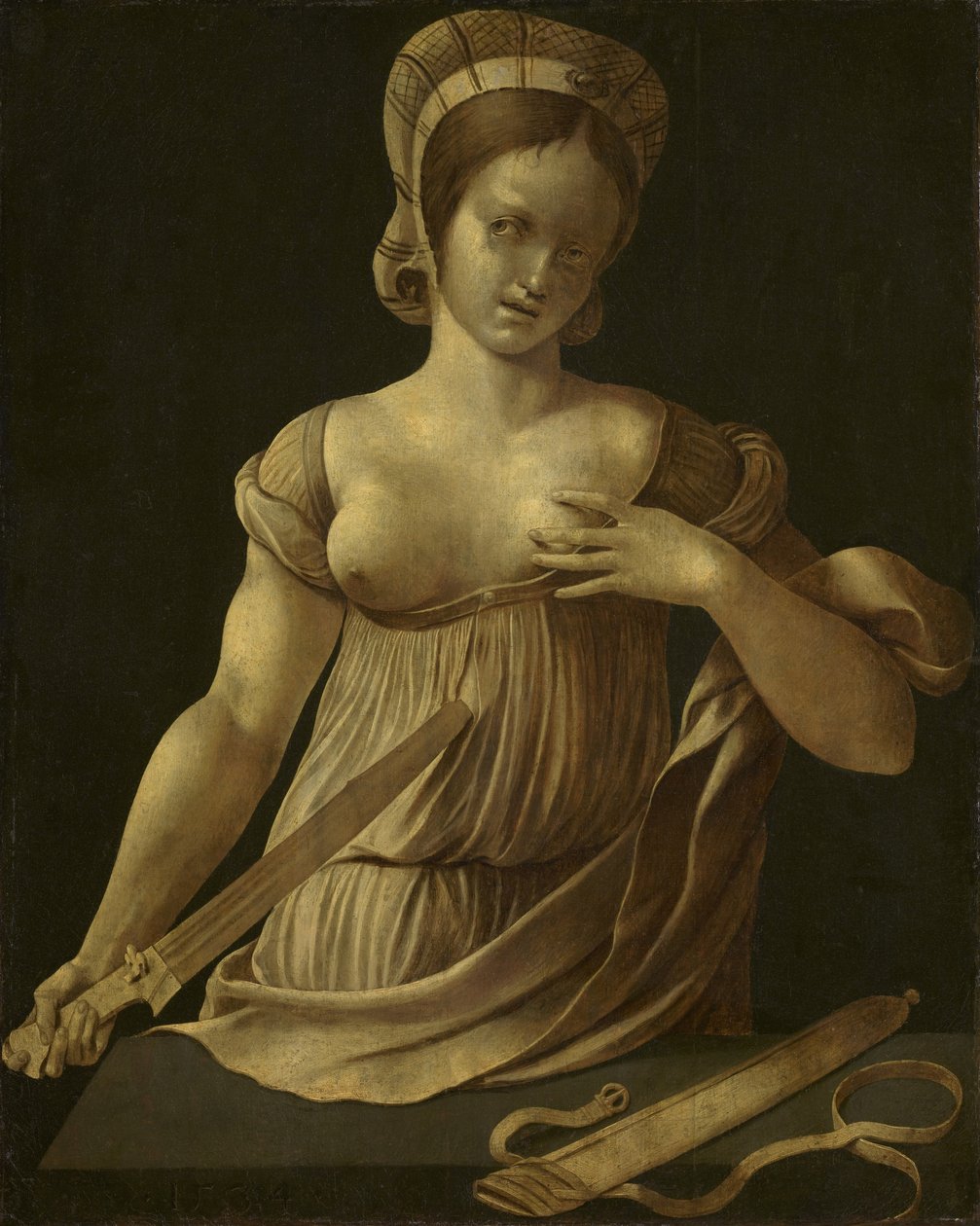Lucretia door Jan Gossaert