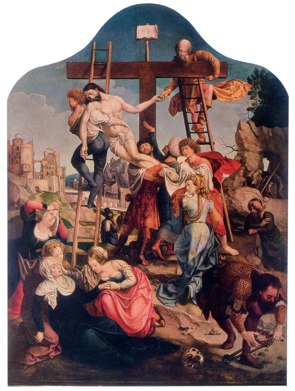 De Kruisafneming, ca. 1520 door Jan Gossaert