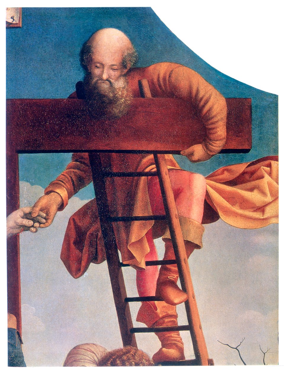 De Kruisafneming (detail) door Jan Gossaert