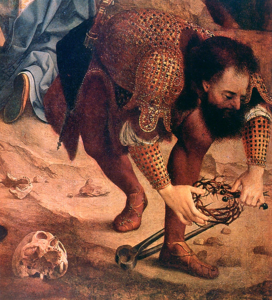 De Kruisafneming (detail), c1520 door Jan Gossaert