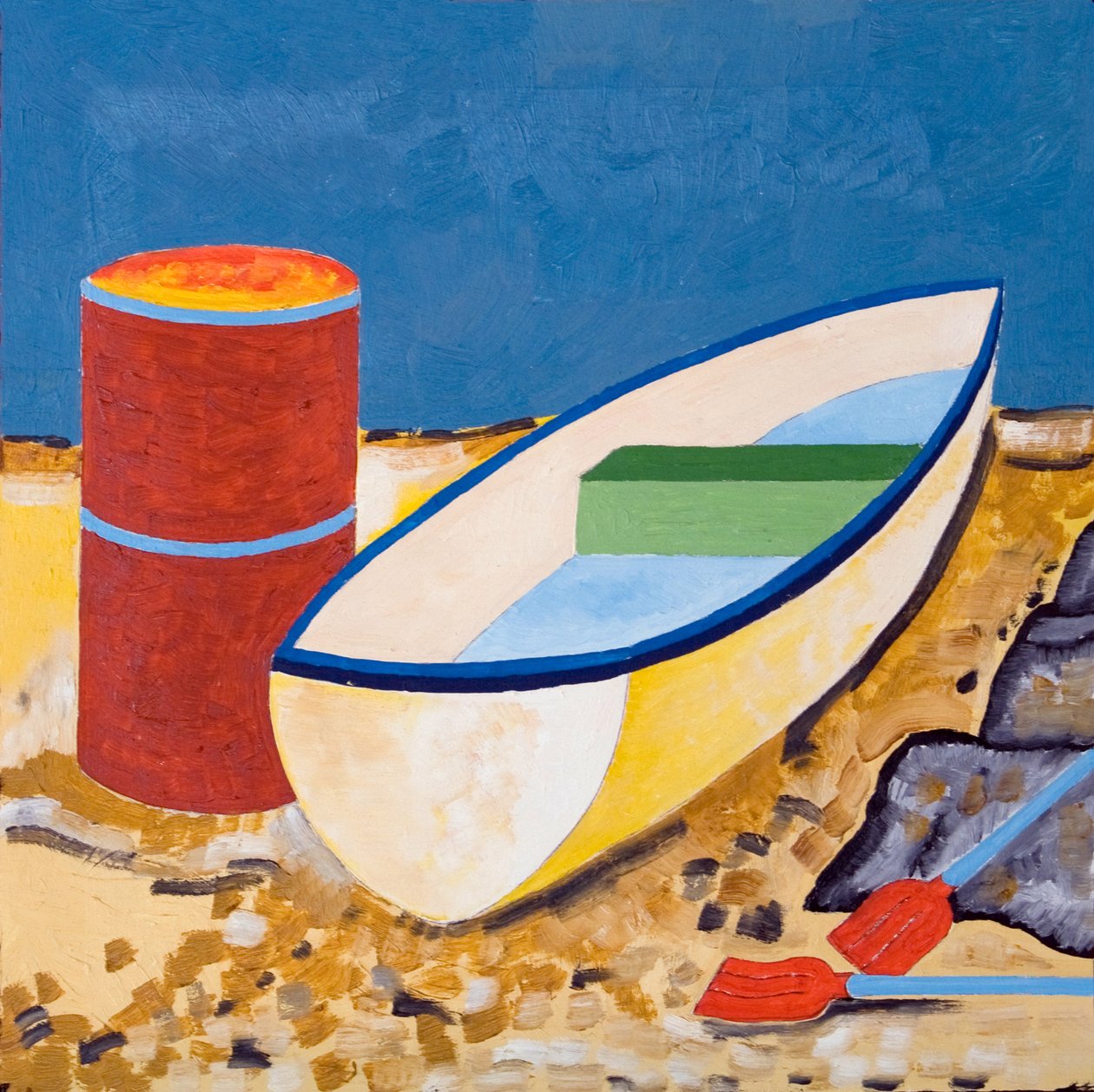 Boot en vat, 2005 door Jan Groneberg