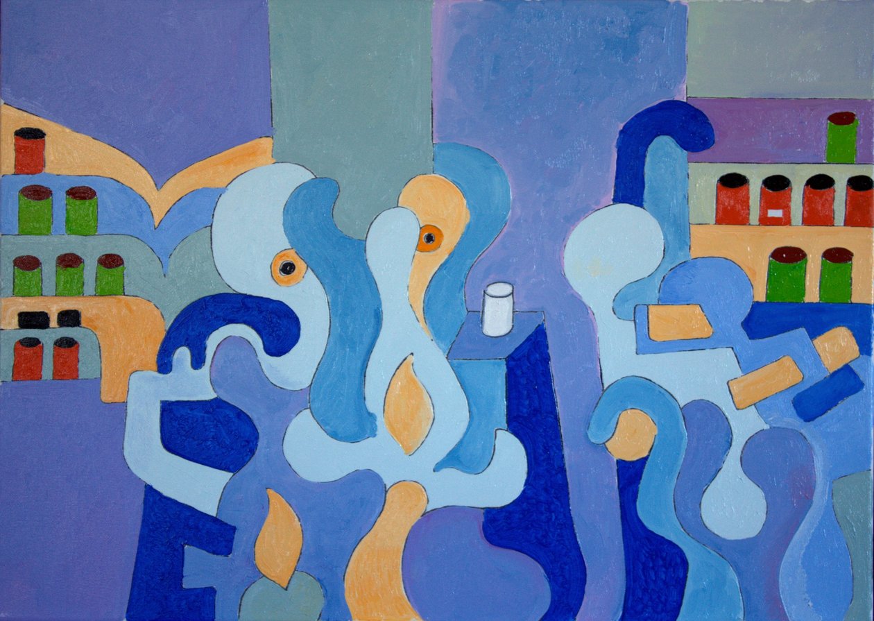 Binnen in de Apotheek, 2009 door Jan Groneberg