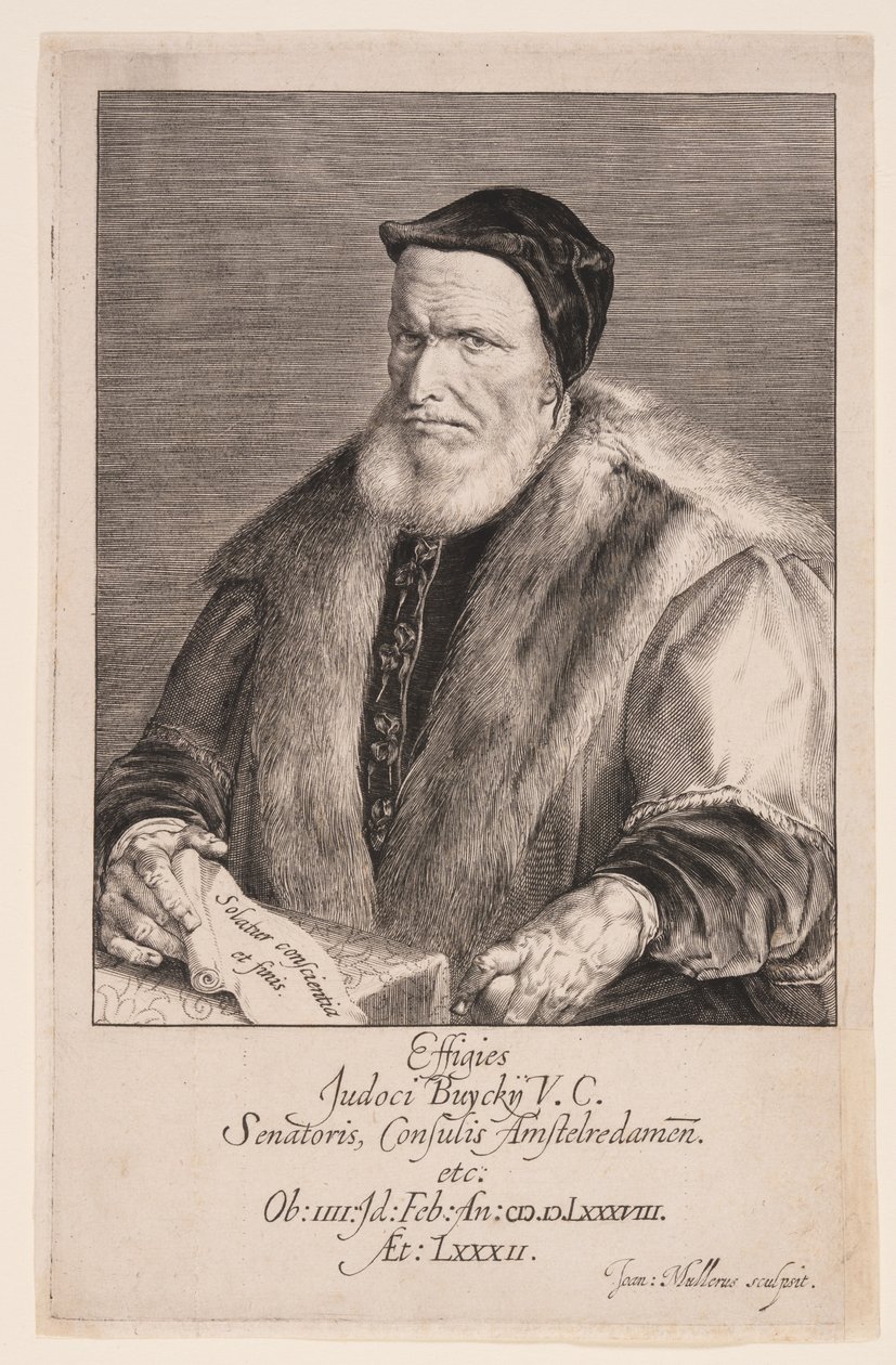 Joost Buyck, Burgomaster of Amsterdam door Jan Harmensz. Muller