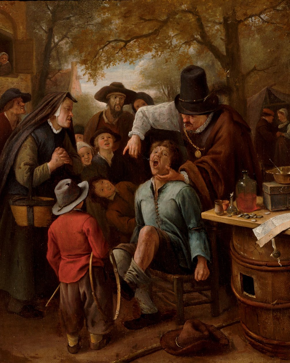 De tandentrekker door Jan Havicksz. Steen