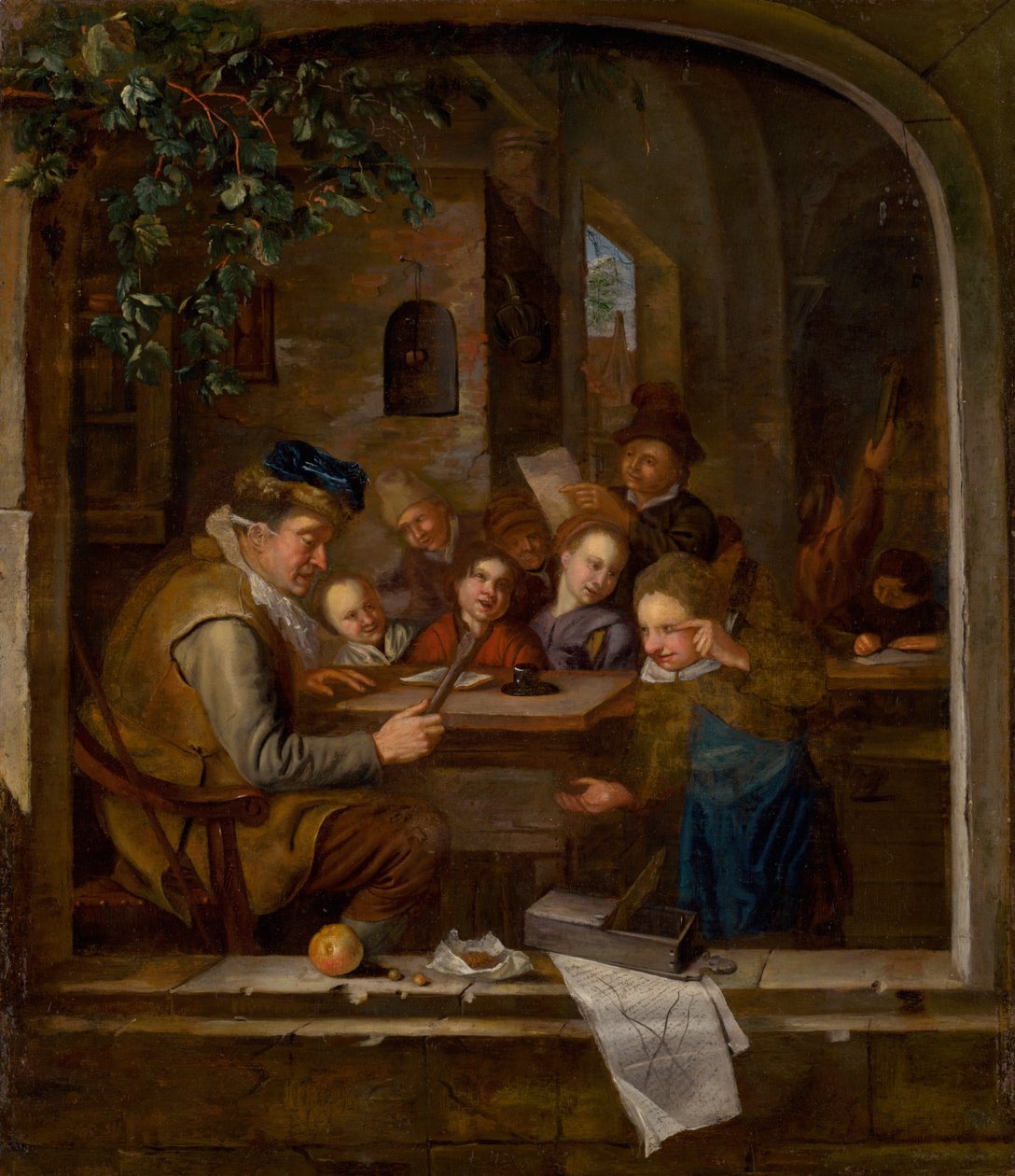 De School, ca. 1650 door Jan Havickszoon Steen