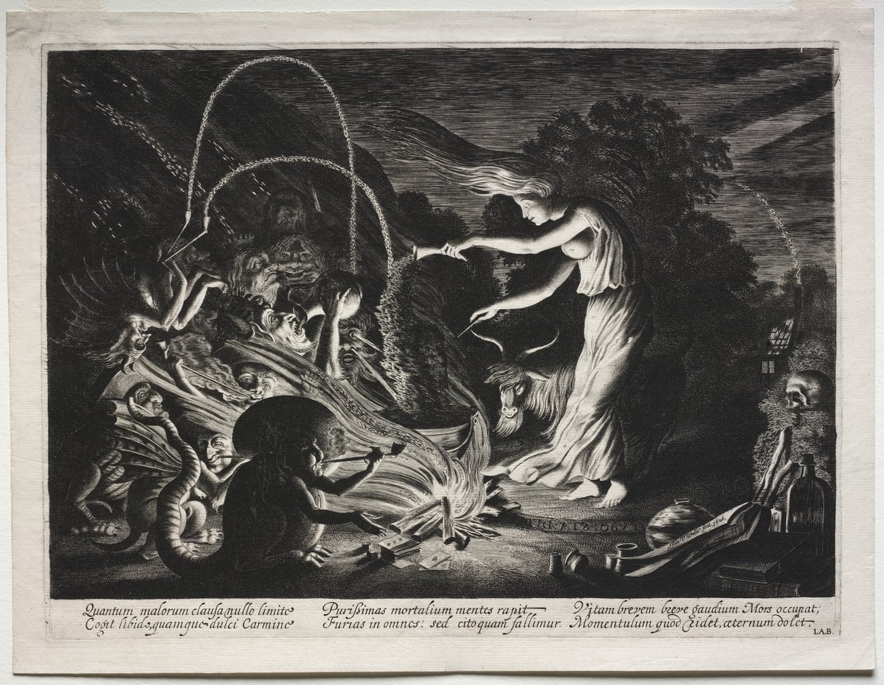 De Heks (Nachtstuk) door Jan Jansz. van de Velde