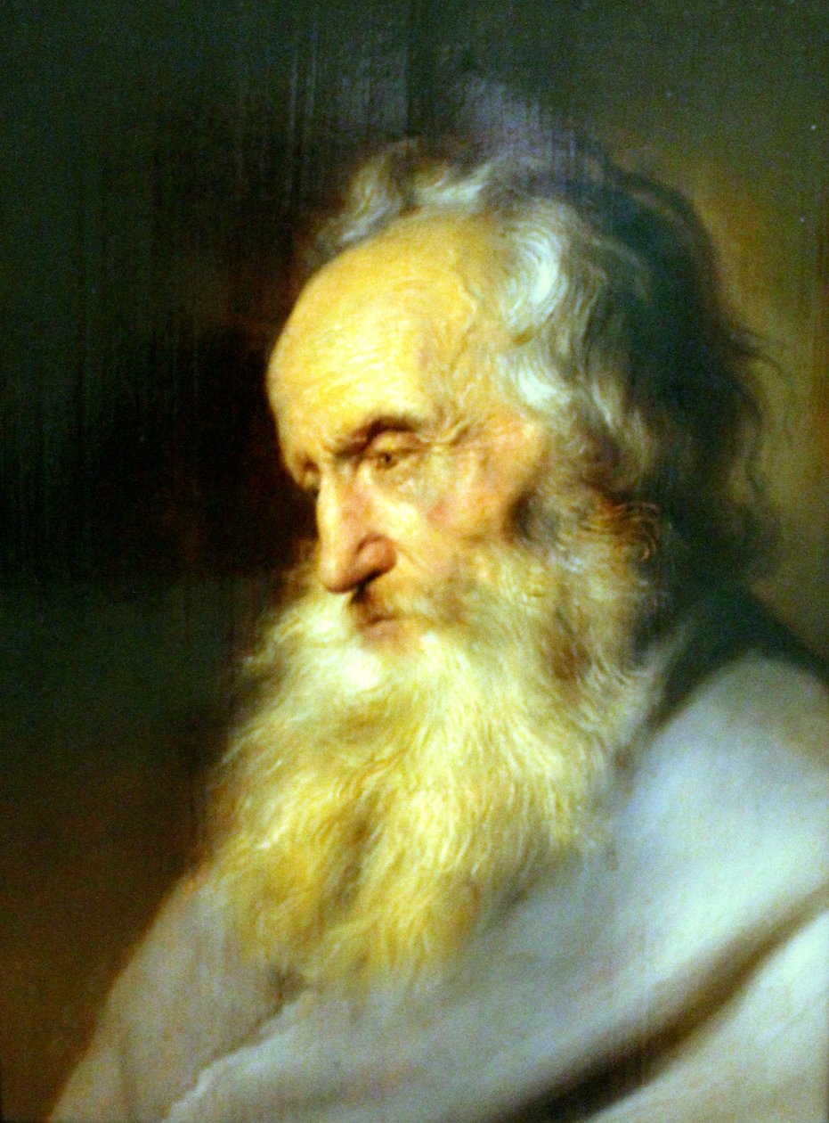 Buste van een oude man door Jan Lievens