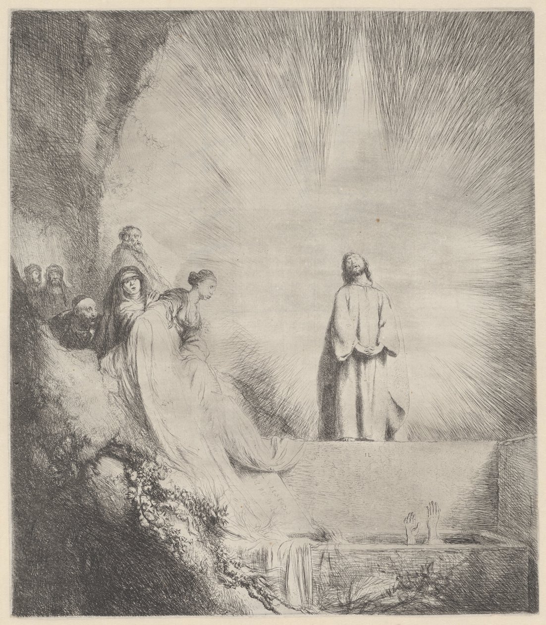 Opwekking van Lazarus door Jan Lievens