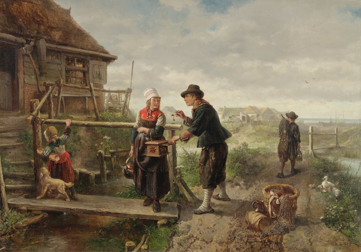 Een pijp aansteken door Jan Mari Henri Ten Kate
