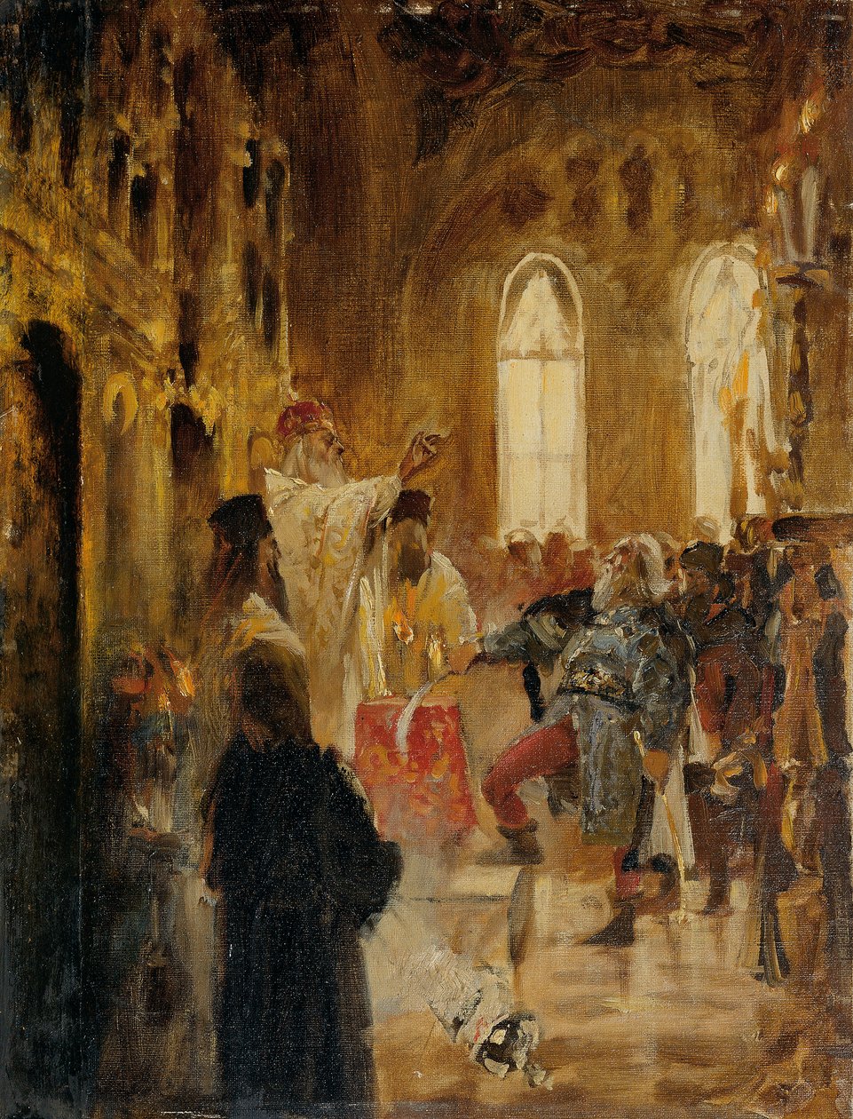 Kroningsscène door Jan Matejko