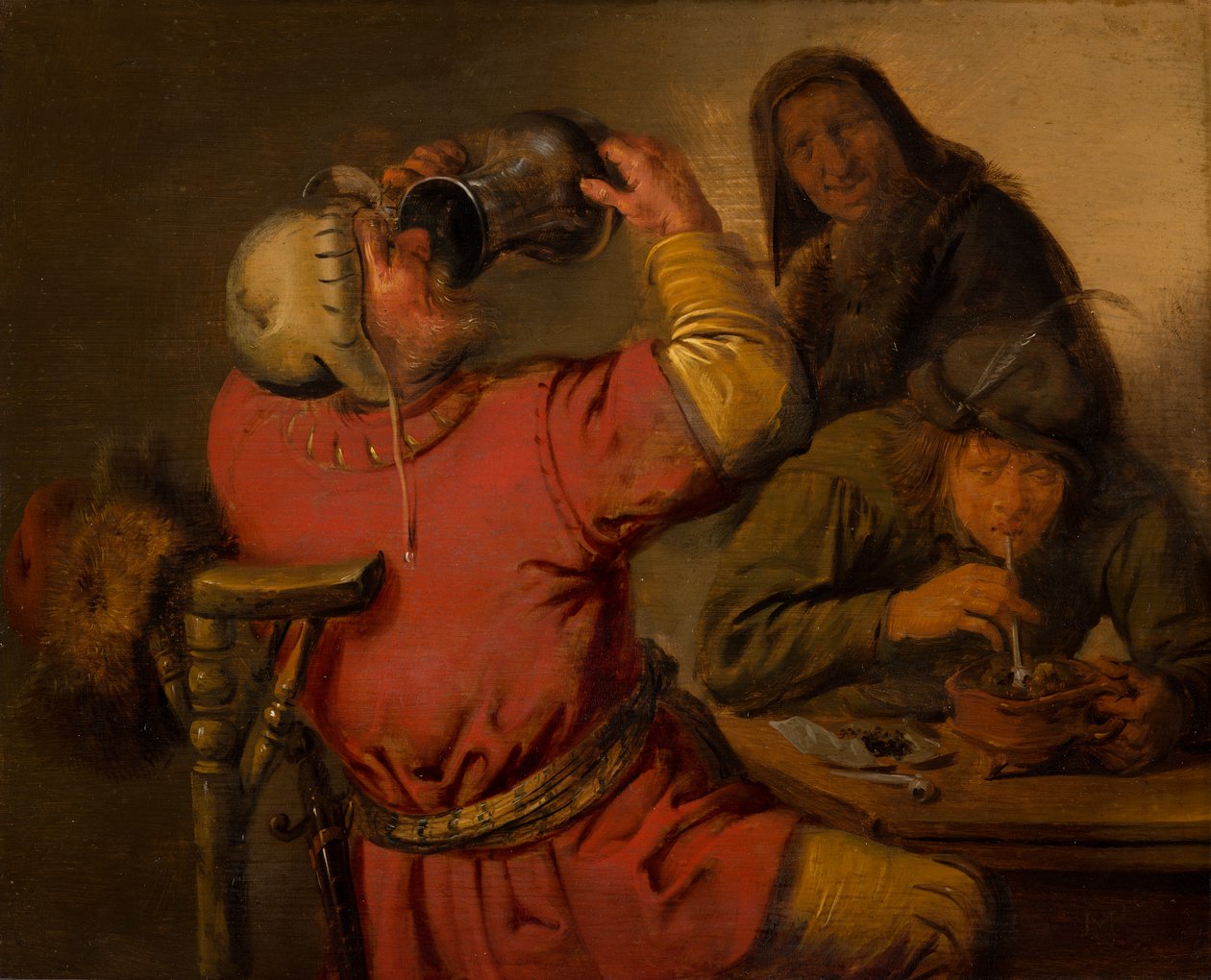De Vijf Zintuigen: Smaak, 1637 door Jan Miense Molenaer