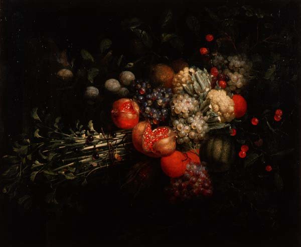 Stilleven met fruit door Jan Pauwel the elder Gillemans