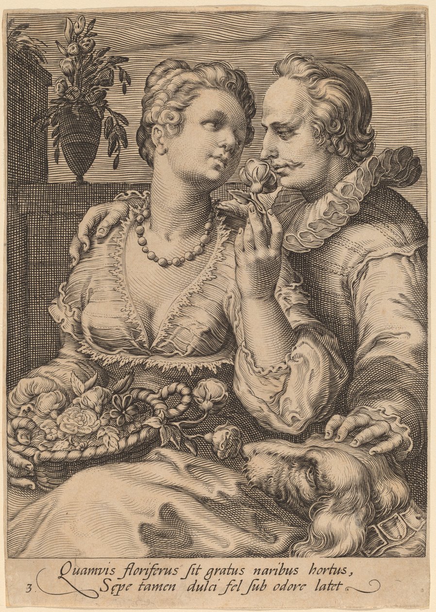 Geur door Jan Pietersz Saenredam after Hendrik Goltzius