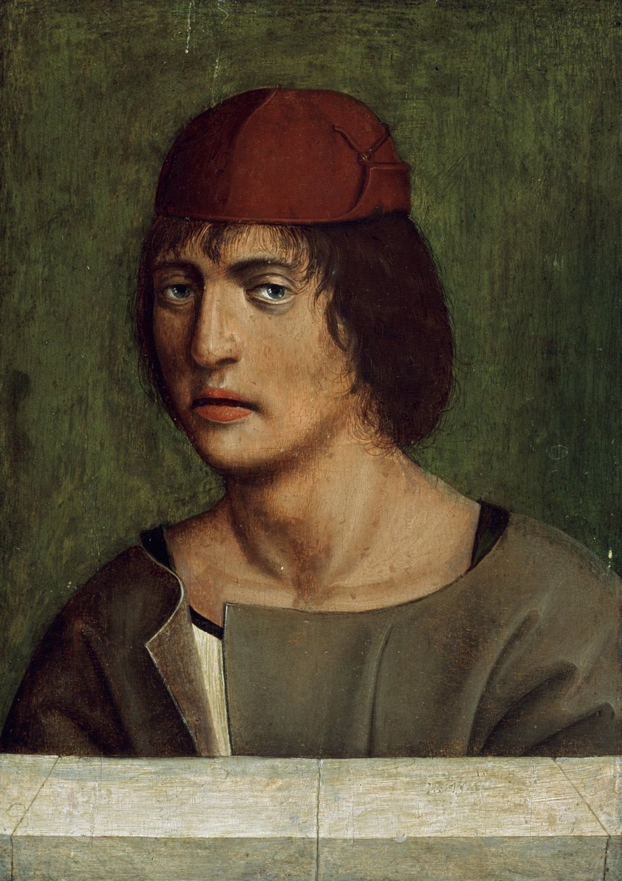 Portret van een jonge man (Zelfportret) door Jan Polack