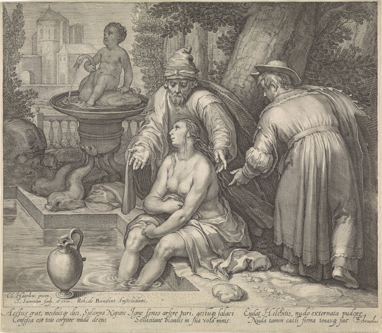 Susanna en de ouderlingen door Jan Saenredam