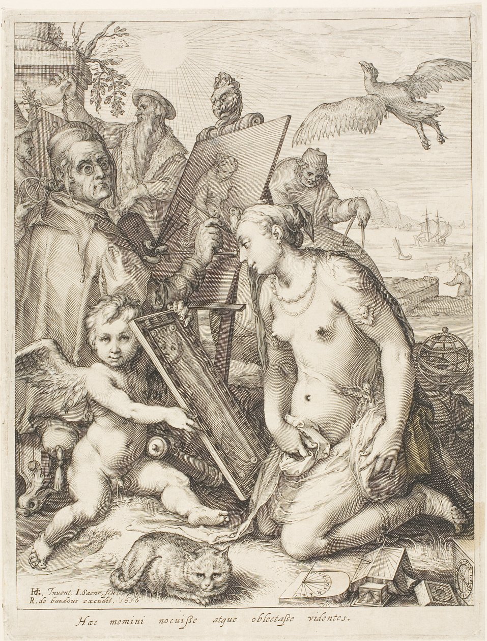 De schilder door Jan Saenredam