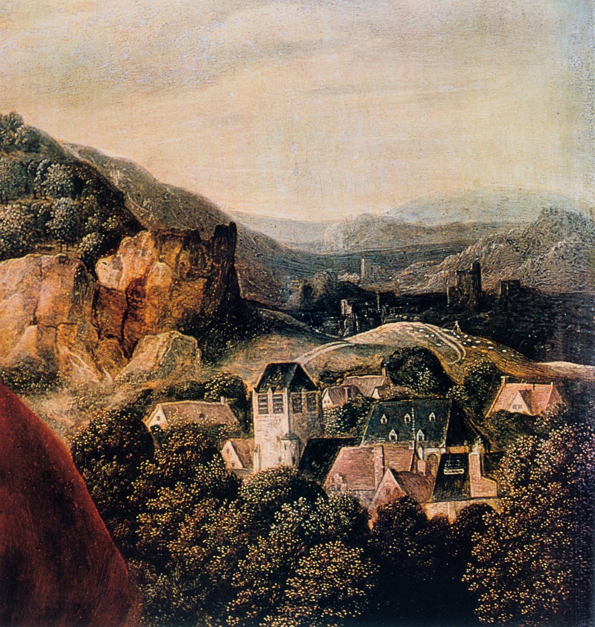 Sint Hiëronymus, detail, 1543 door Jan Sanders van Hemessen