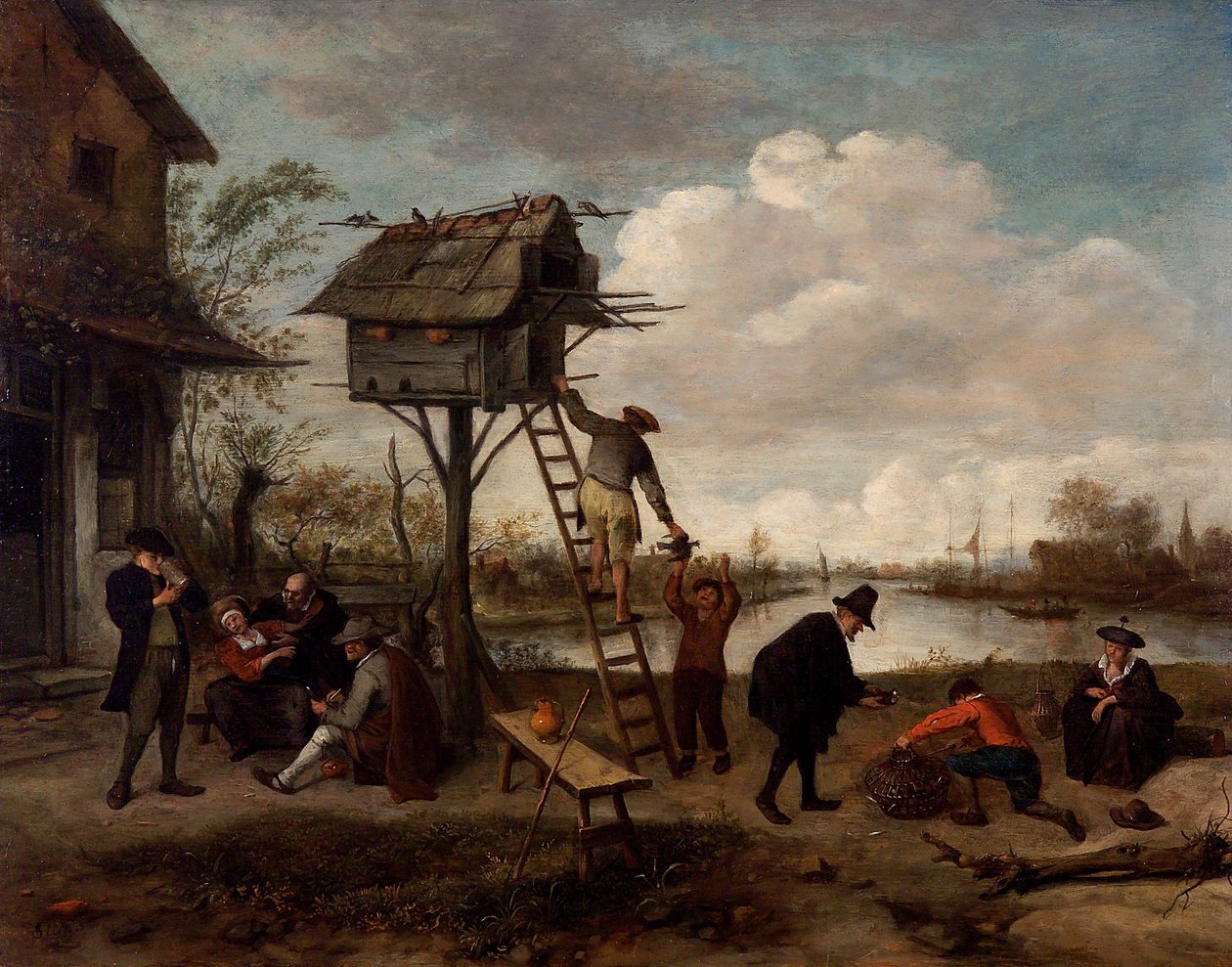 De Duiventil door Jan Steen