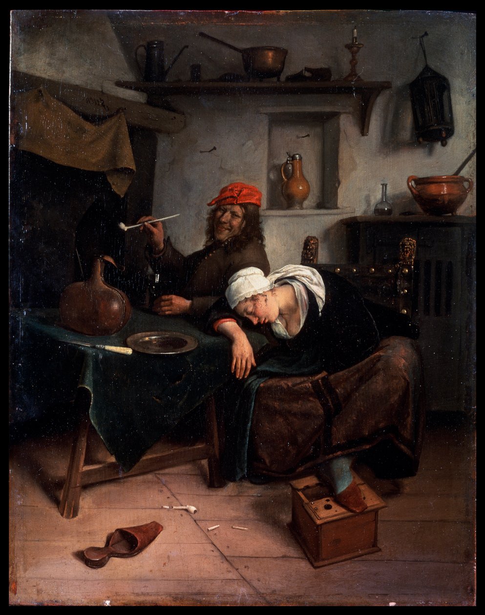 De Ledigen, ca. 1660 door Jan Steen