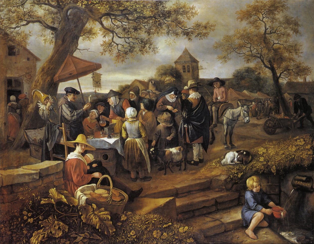 De kwakzalver door Jan Steen
