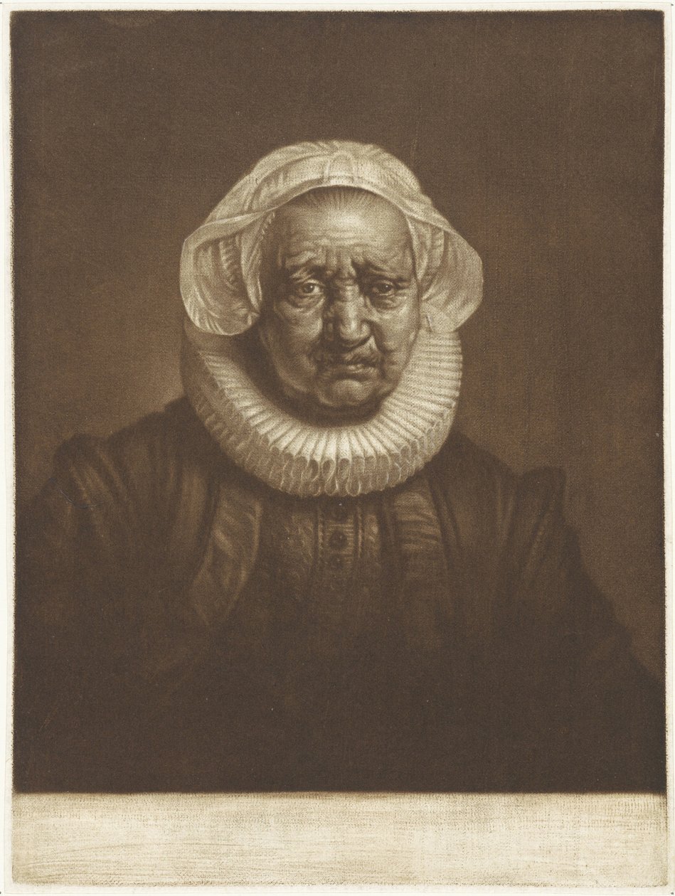 Portret van Aechje Claesdr. door Jan Stolker
