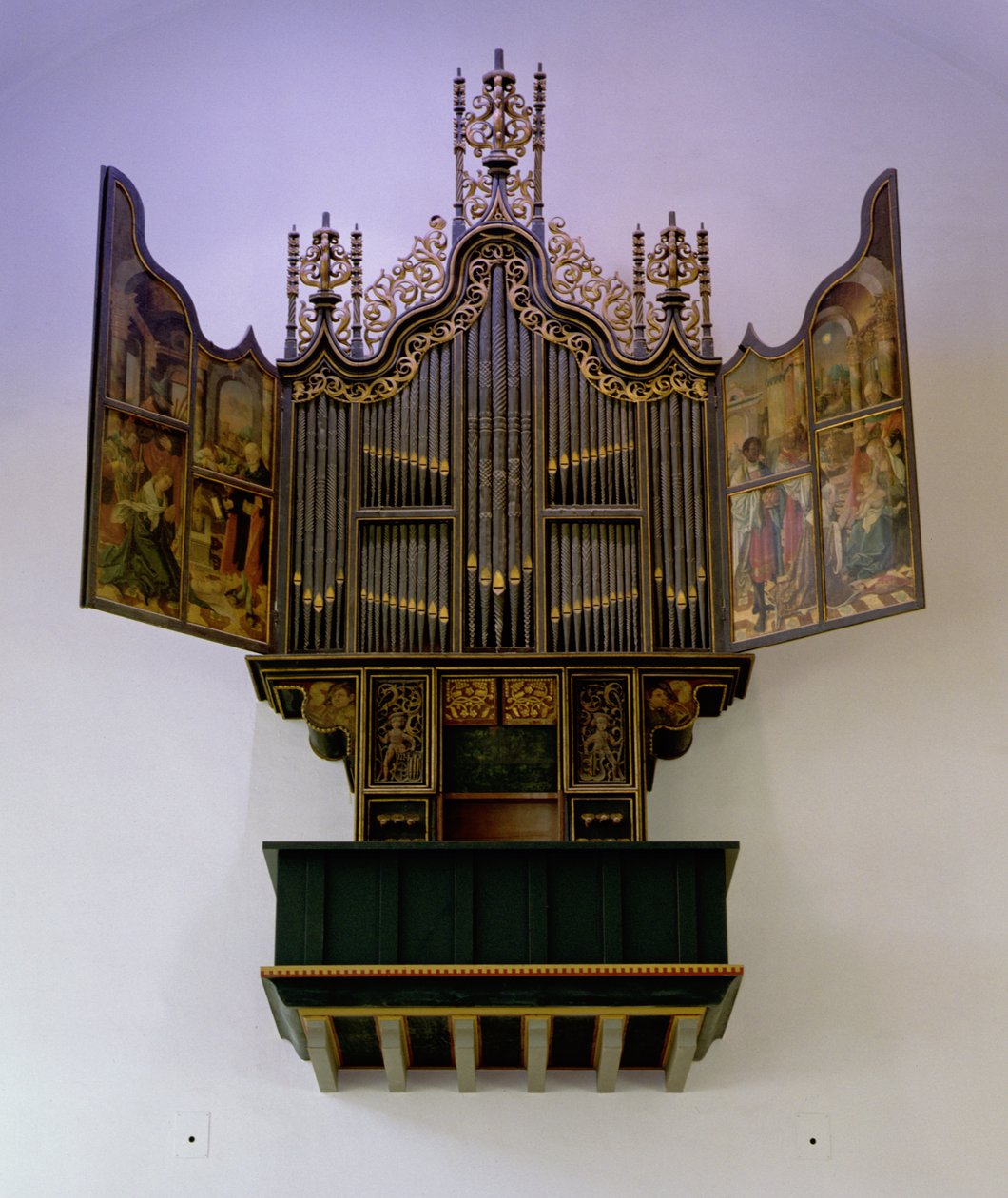 Geschilderd orgel, 1526 door Jan Swart Van Groningen