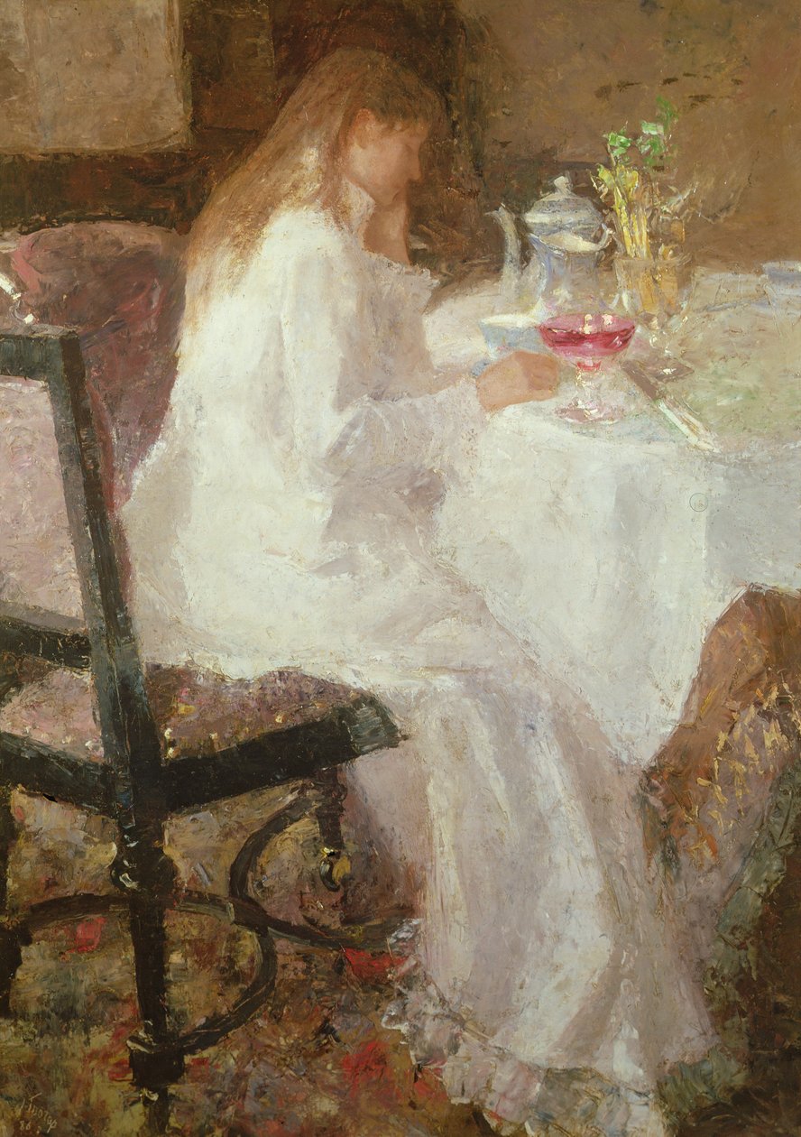 Aan de Ontbijttafel door Jan Toorop