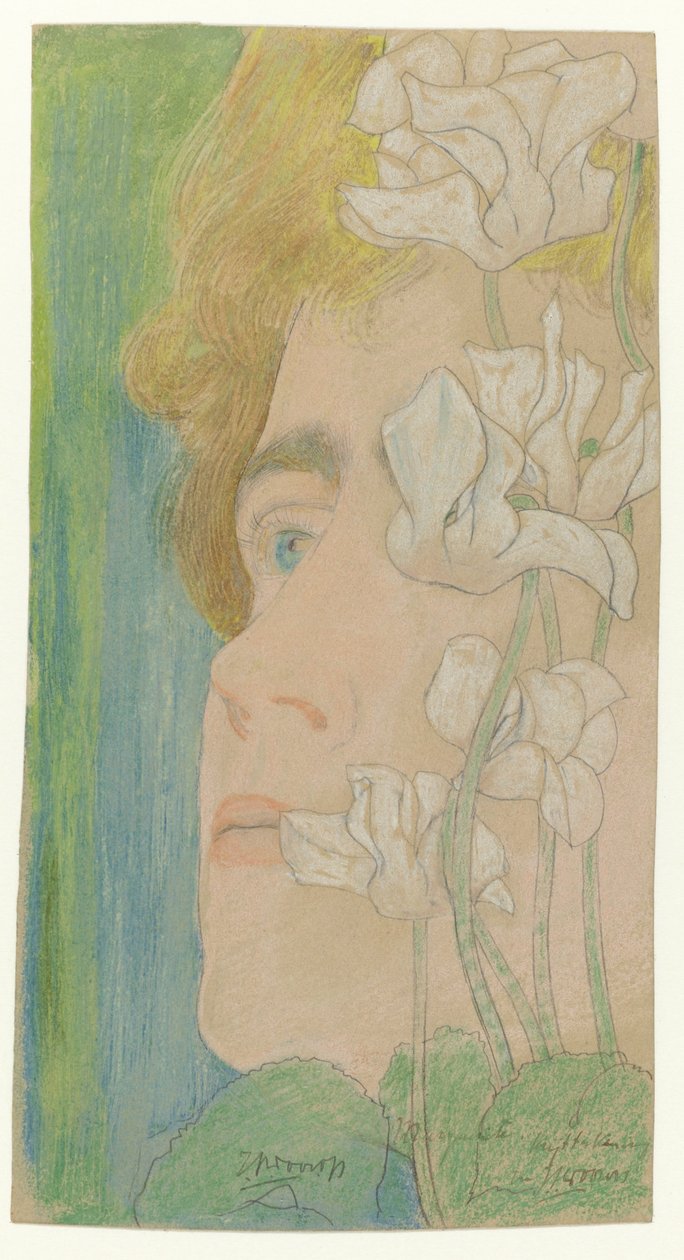 Portret van Marguérite door Jan Toorop