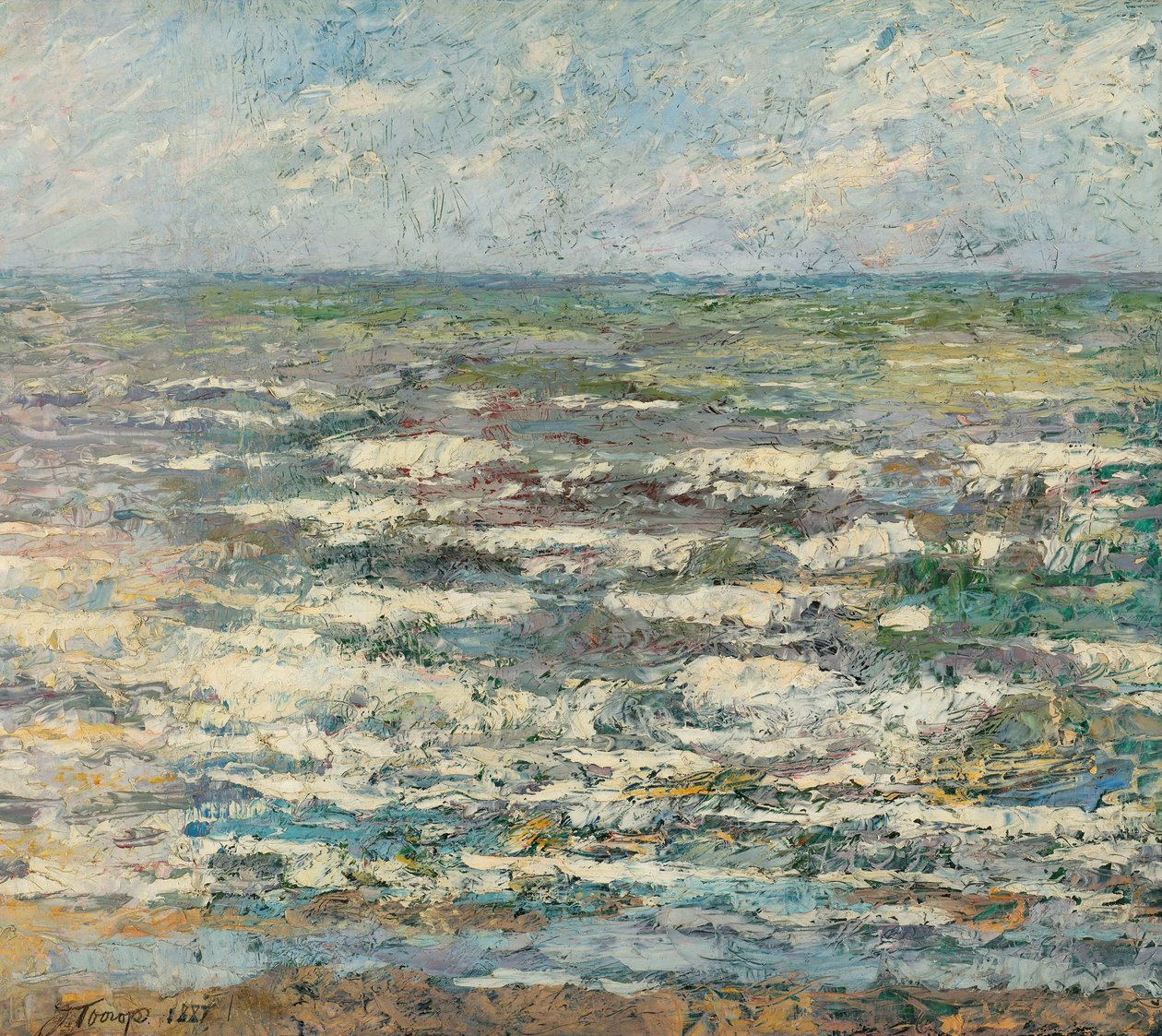 De zee door Jan Toorop