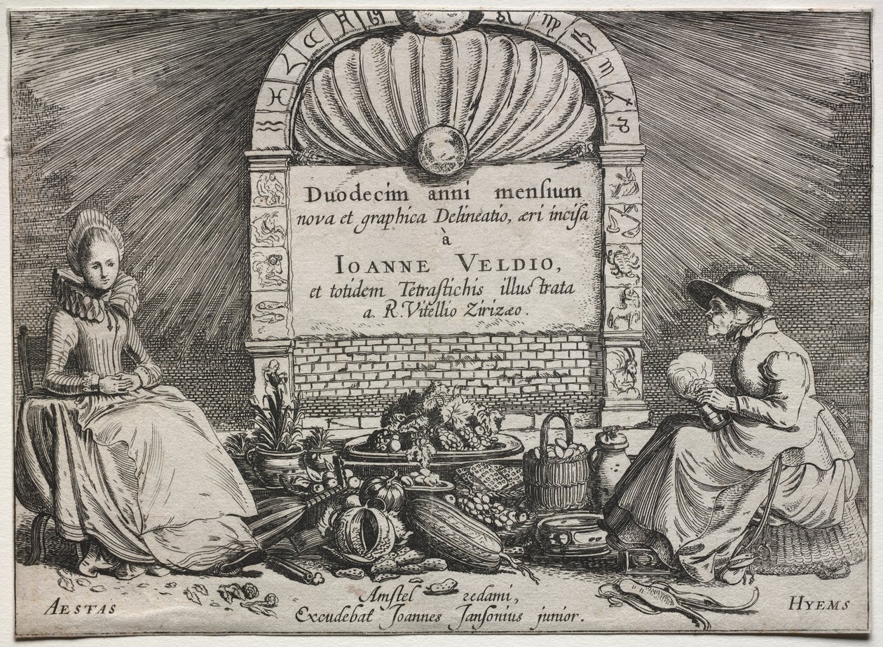 De twaalf maanden door Jan Van de Velde